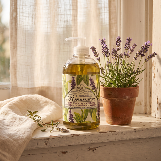 Nesti Dante Lavender & Verbena Liquid Soap 500ml | Aromatic Relaxing Wash