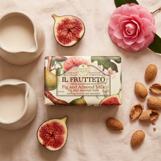 Nesti Dante Fig & Almond Milk Soap 250g | Moisturizing Italian Soap