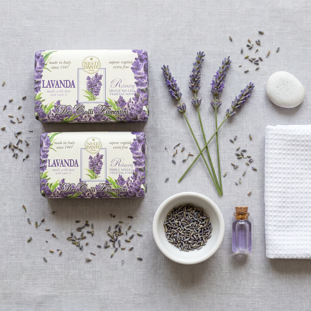 Nesti Dante Lavender Soap 250g | Tuscan Lavender Fields