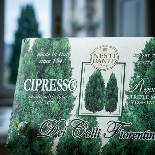 Nesti Dante Cypress Tree Soap 250g | Woody Tuscan Hillside Scent