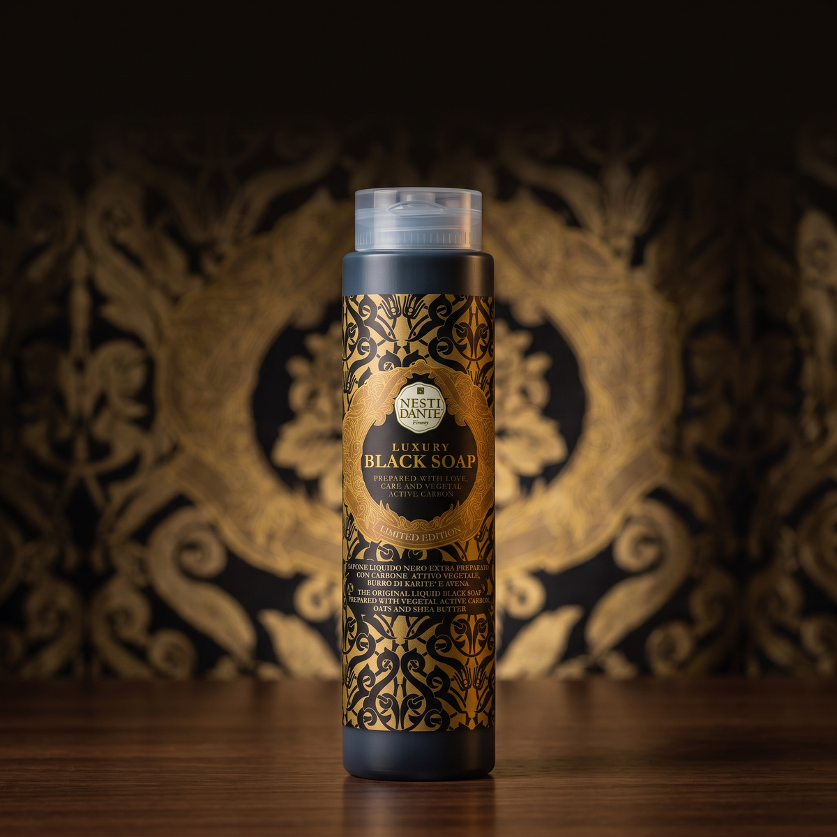 Nesti Dante Black Shower Gel 300ml | Active Carbon Detox Wash
