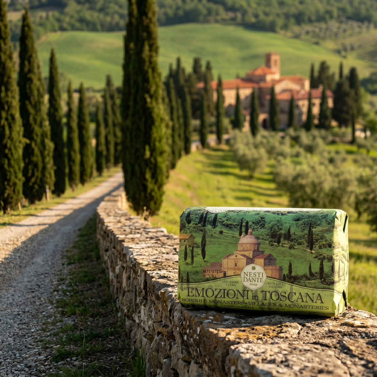 Nesti Dante Villages & Monasteries Soap 250g | Earthy Tuscan Fragrance