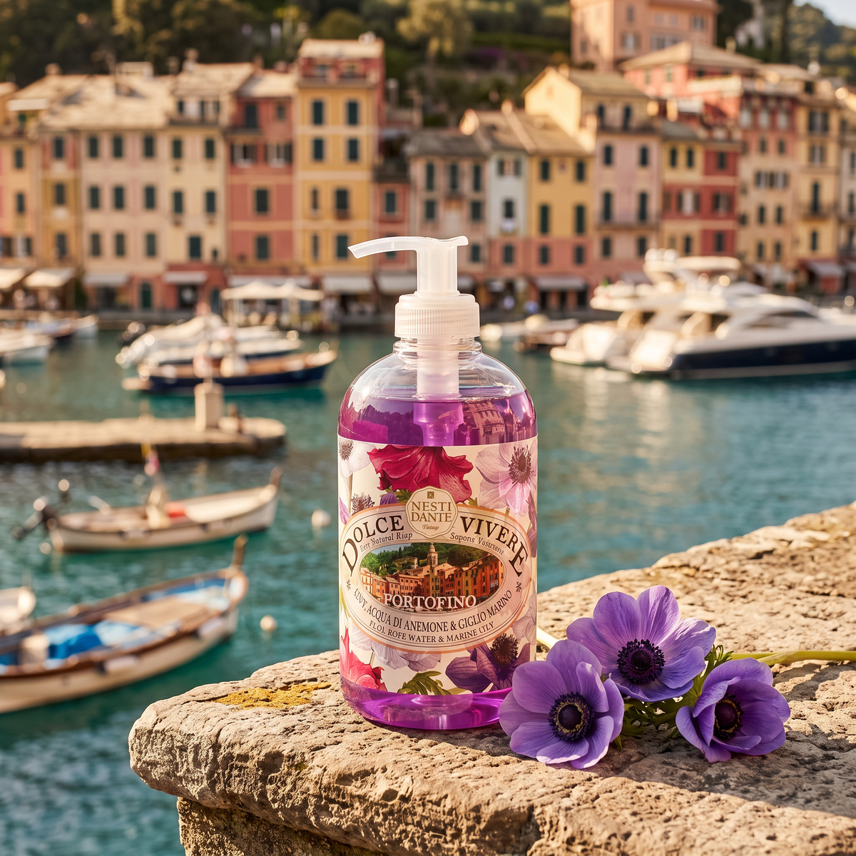 Nesti Dante Portofino Liquid Soap 500ml | Flax & Rose Water Wash