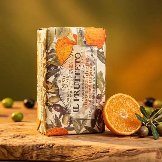 Nesti Dante Olive Oil & Tangerine Soap 250g | Gentle Citrus Soap