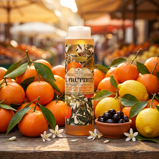 Nesti Dante Olive Oil & Tangerine Shower Gel 300ml | Moisturizing Citrus Wash