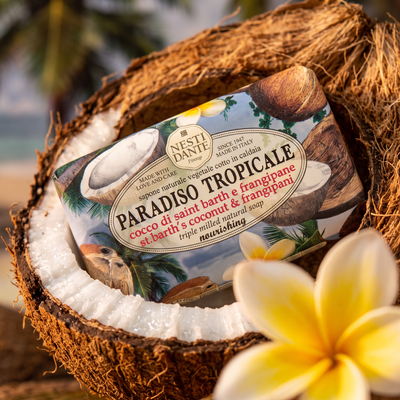 Nesti Dante St. Barths Coconut & Frangipani Soap 250g | Tropical Island Fragrance