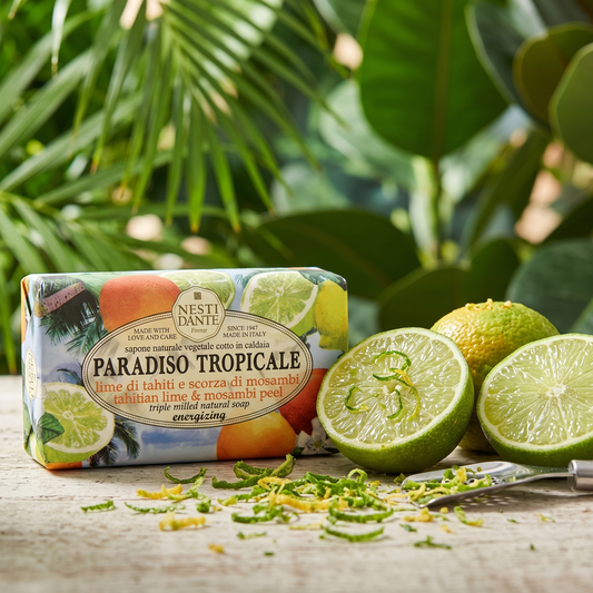 Nesti Dante Tahitian Lime & Mosambi Peel Soap 250g | Zesty Citrus Fragrance