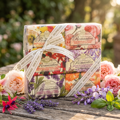 Nesti Dante Romantica Gift Set | 6 Floral Soaps