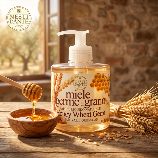 Nesti Dante Honey & Wheat Germ Liquid Soap 300ml | Nourishing Hand & Body Wash
