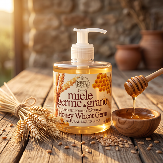 Nesti Dante Honey & Wheat Germ Liquid Soap 300ml | Nourishing Hand & Body Wash