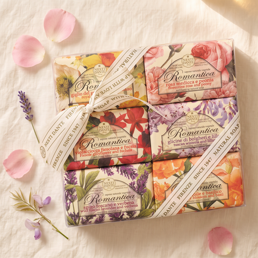Nesti Dante Romantica Gift Set | 6 Floral Soaps