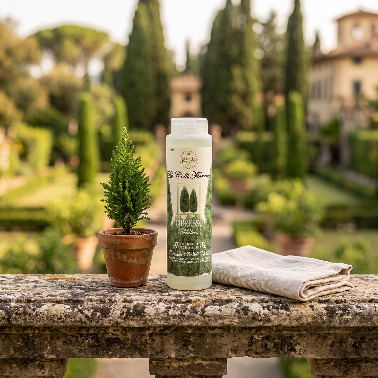 Nesti Dante Cypress Shower Gel 300ml | Woody Tuscan Hillside Wash
