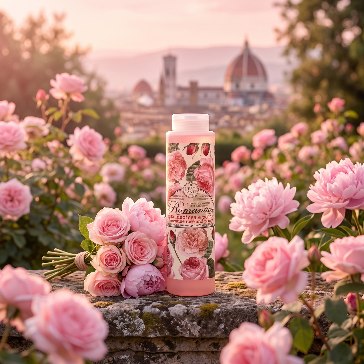 Nesti Dante Rose & Peony Shower Gel 300ml | Nourishing Floral Wash