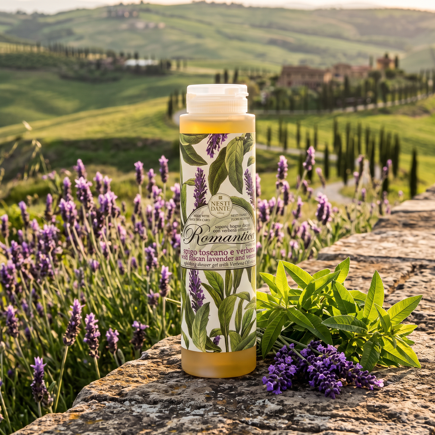 Nesti Dante Wild Lavender & Verbena Shower Gel 300ml | Tuscan Herbal Wash