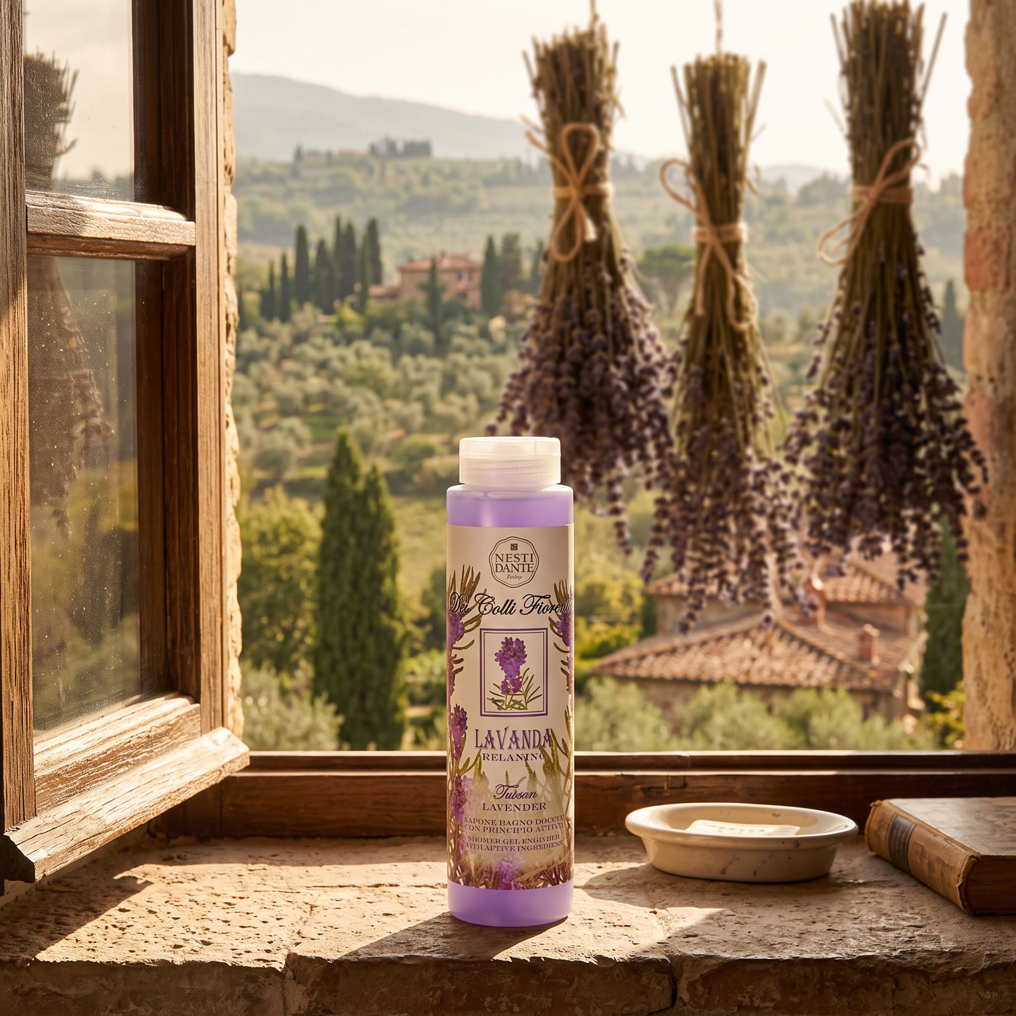 Nesti Dante Tuscan Lavender Shower Gel 300ml | Florentine Hills Fragrance