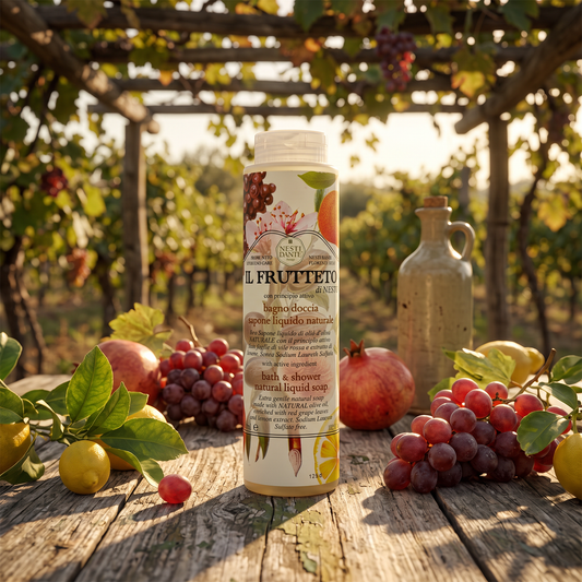 Nesti Dante Red Grape & Lemon Shower Gel 300ml | Olive Oil & Lemon Nectar
