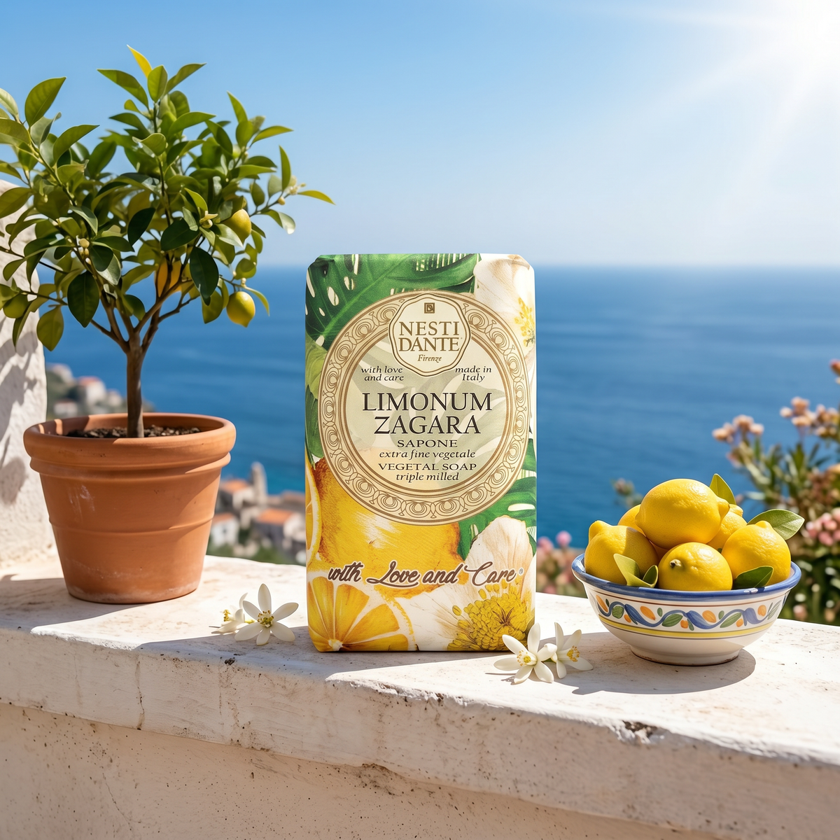 Nesti Dante Limonum Zagara Soap 250g | Lemon Citrus Fragrance