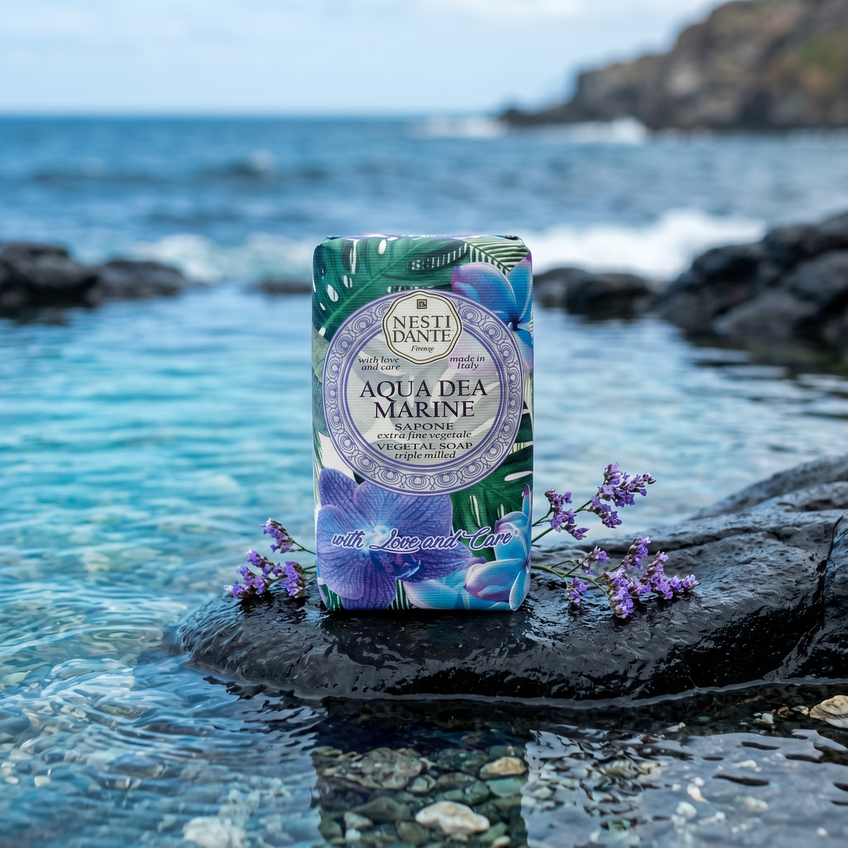 Nesti Dante Aqua Dea Marine Soap 250g | Triple-Milled Ocean Fragrance