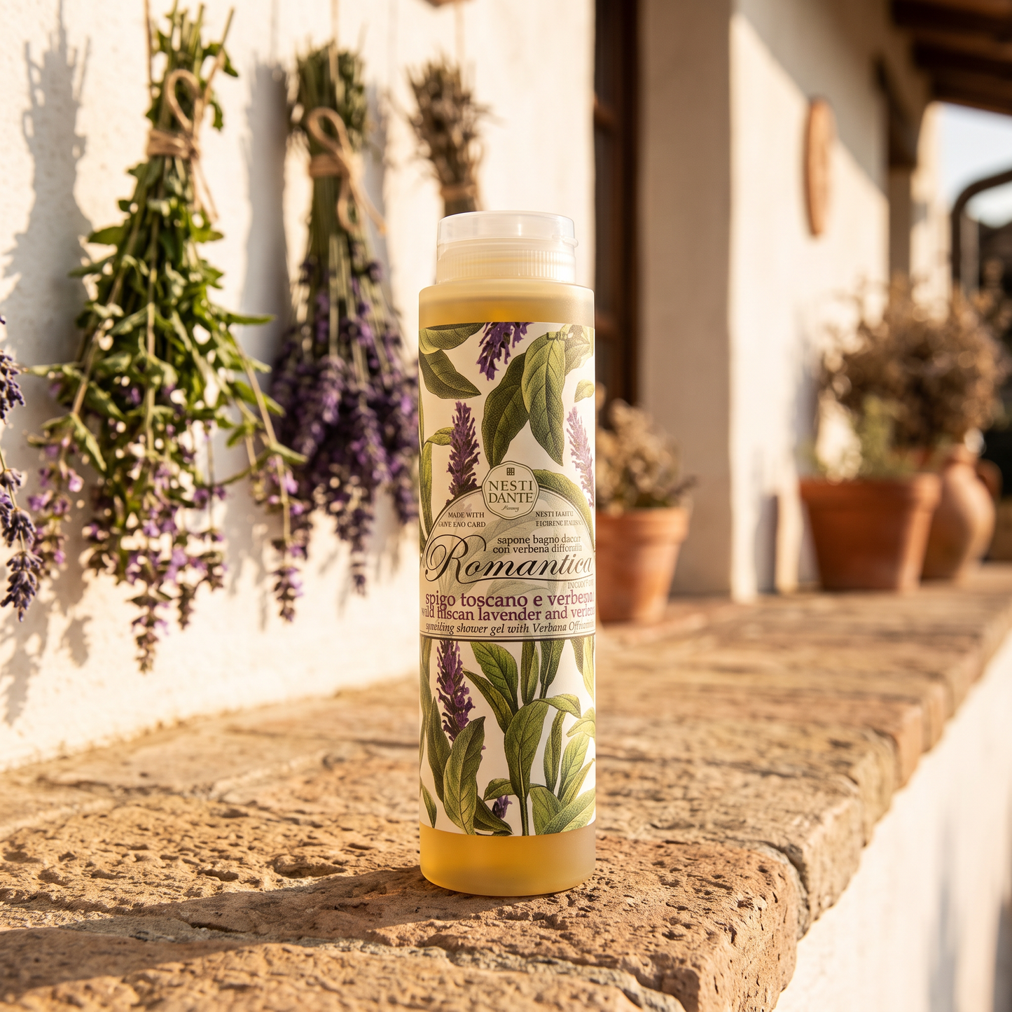 Nesti Dante Wild Lavender & Verbena Shower Gel 300ml | Tuscan Herbal Wash
