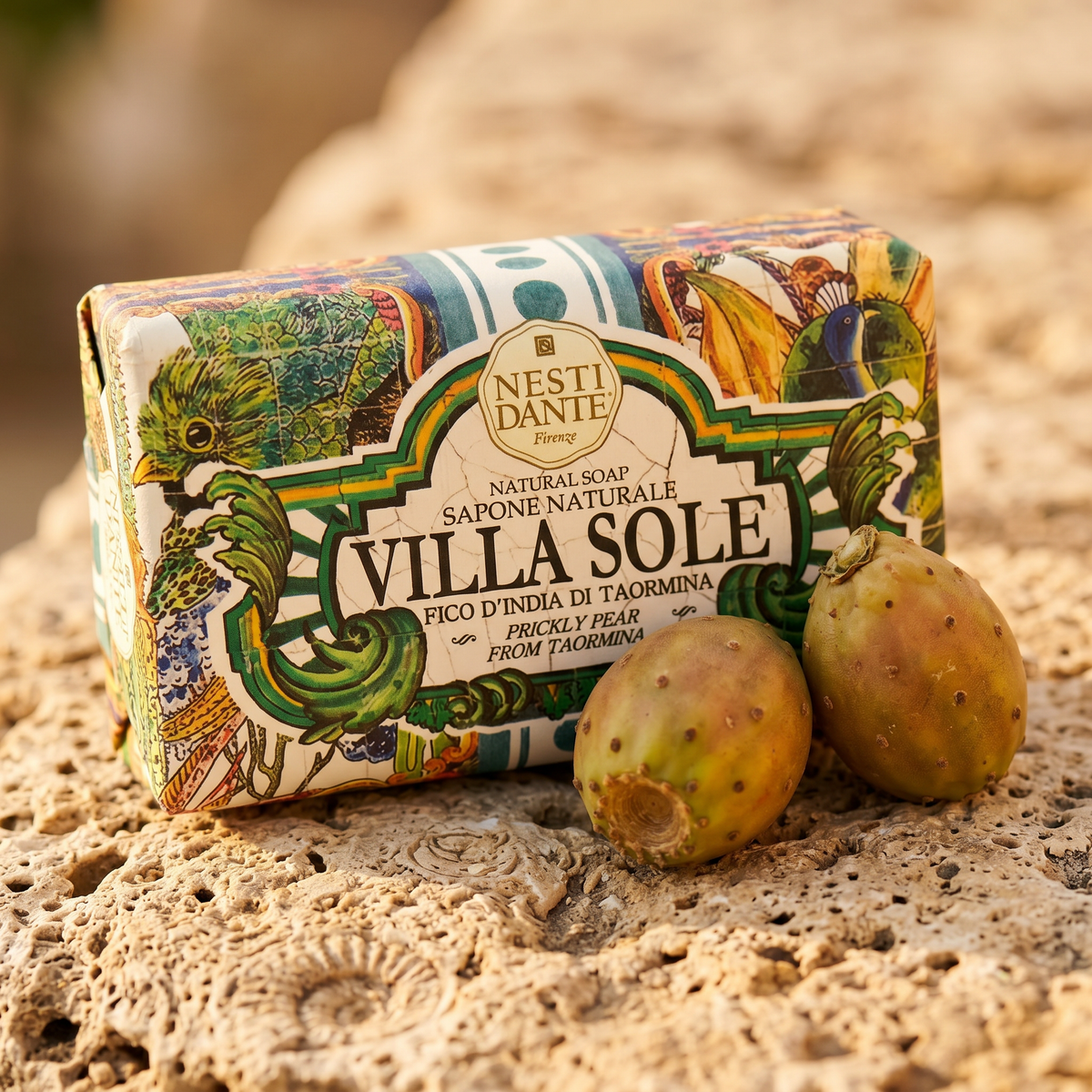 Nesti Dante Prickly Pear Soap 250g | Sicilian Taormina Fruit Soap