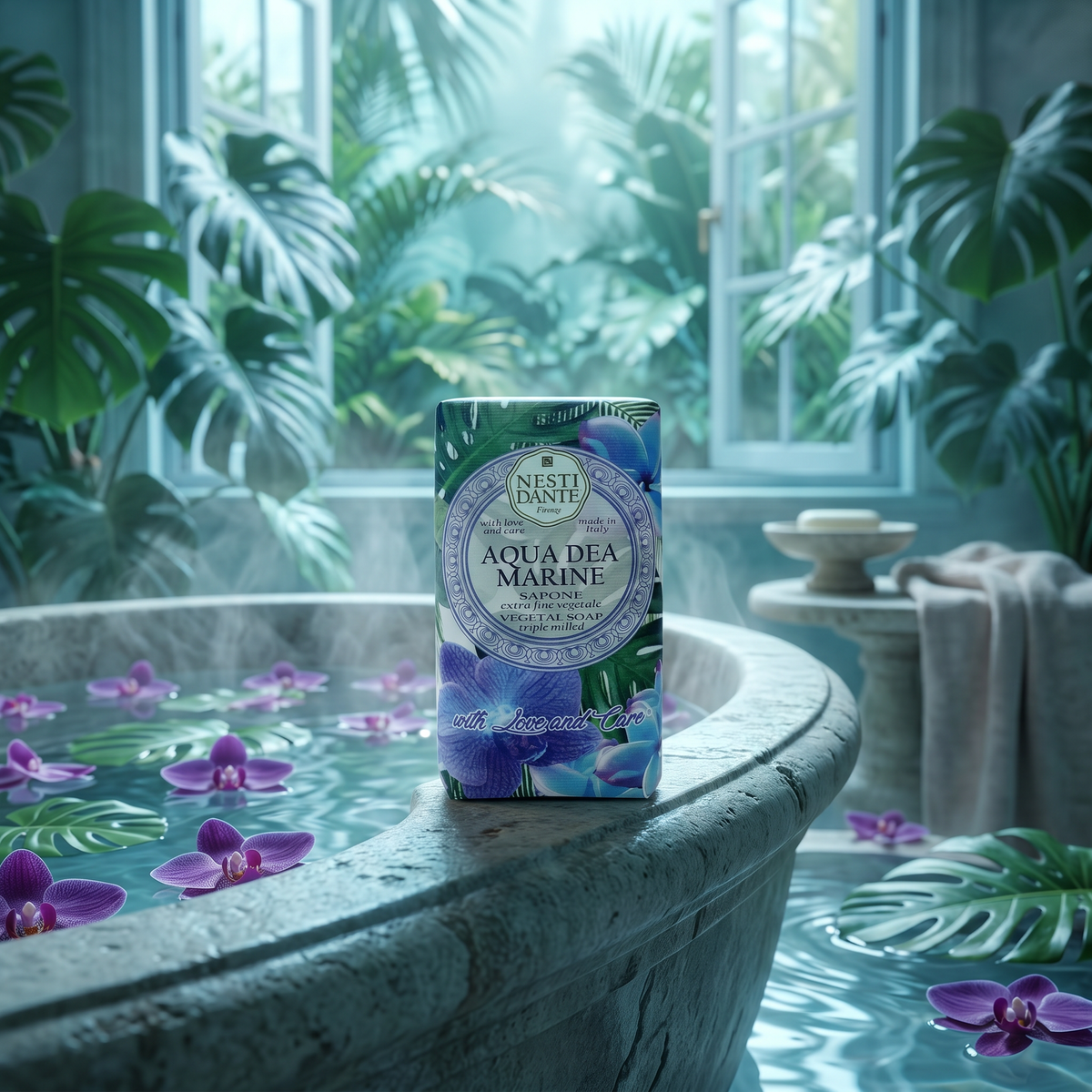 Nesti Dante Aqua Dea Marine Soap 250g | Triple-Milled Ocean Fragrance