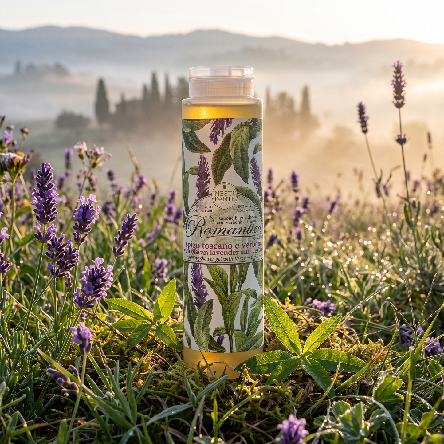 Nesti Dante Wild Lavender & Verbena Shower Gel 300ml | Tuscan Herbal Wash