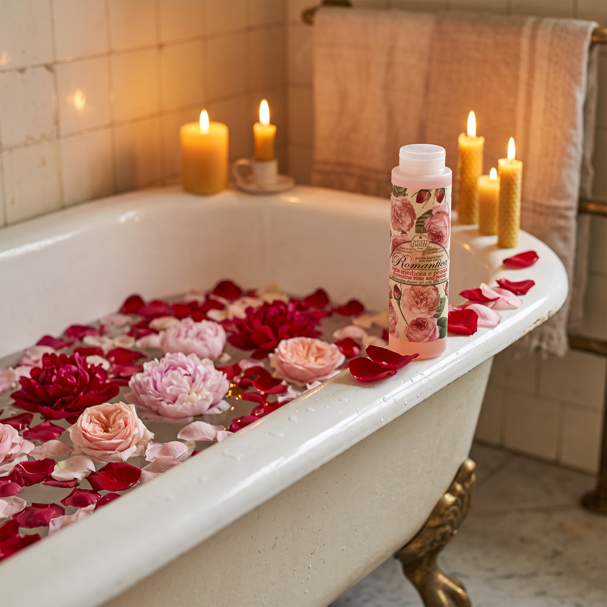 Nesti Dante Rose & Peony Shower Gel 300ml | Nourishing Floral Wash