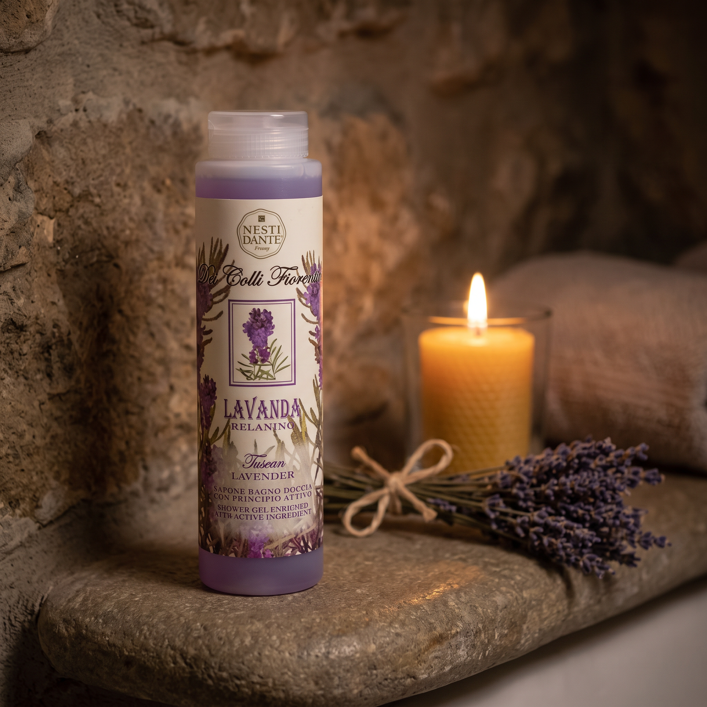 Nesti Dante Tuscan Lavender Shower Gel 300ml | Florentine Hills Fragrance