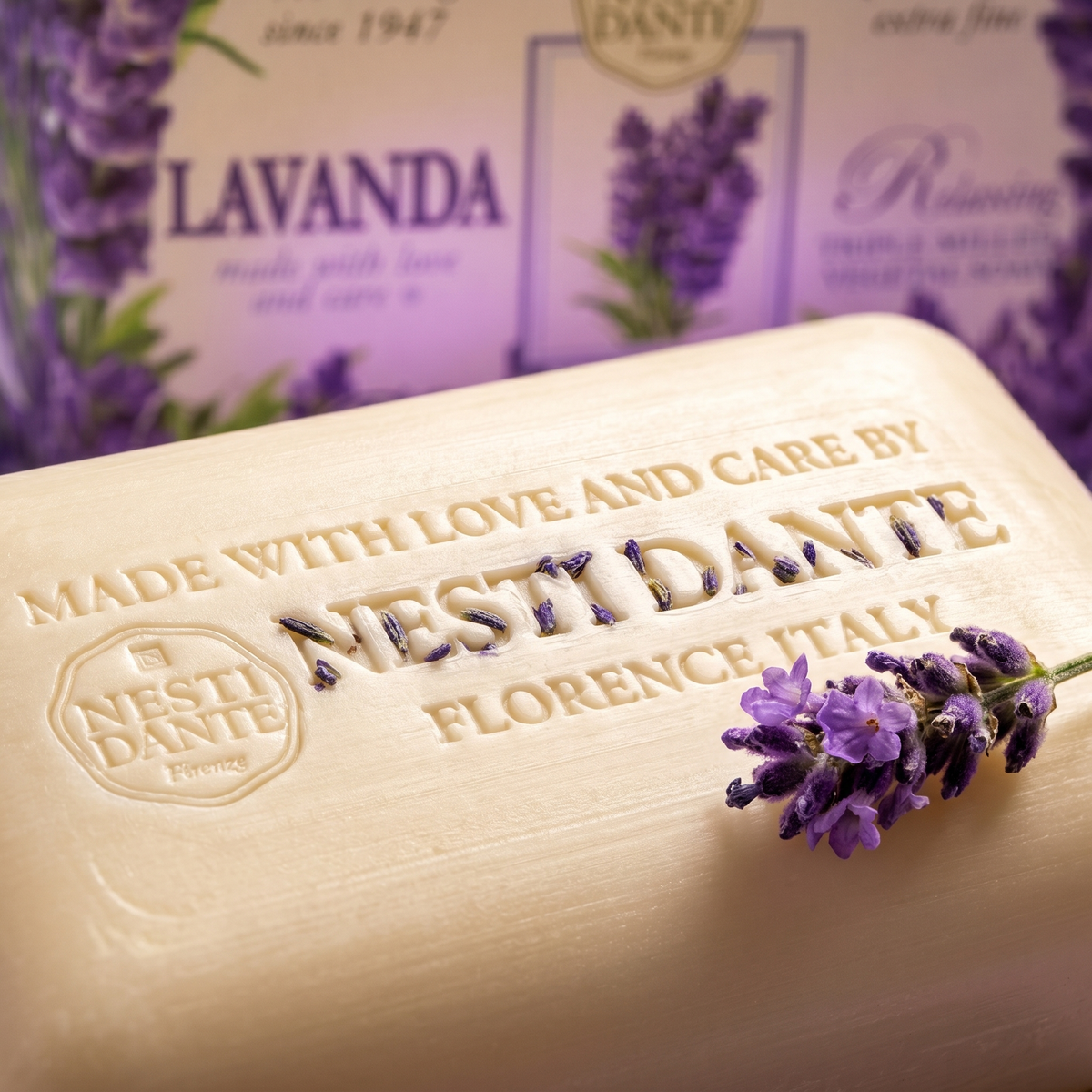 Nesti Dante Lavender Soap 250g | Tuscan Lavender Fields