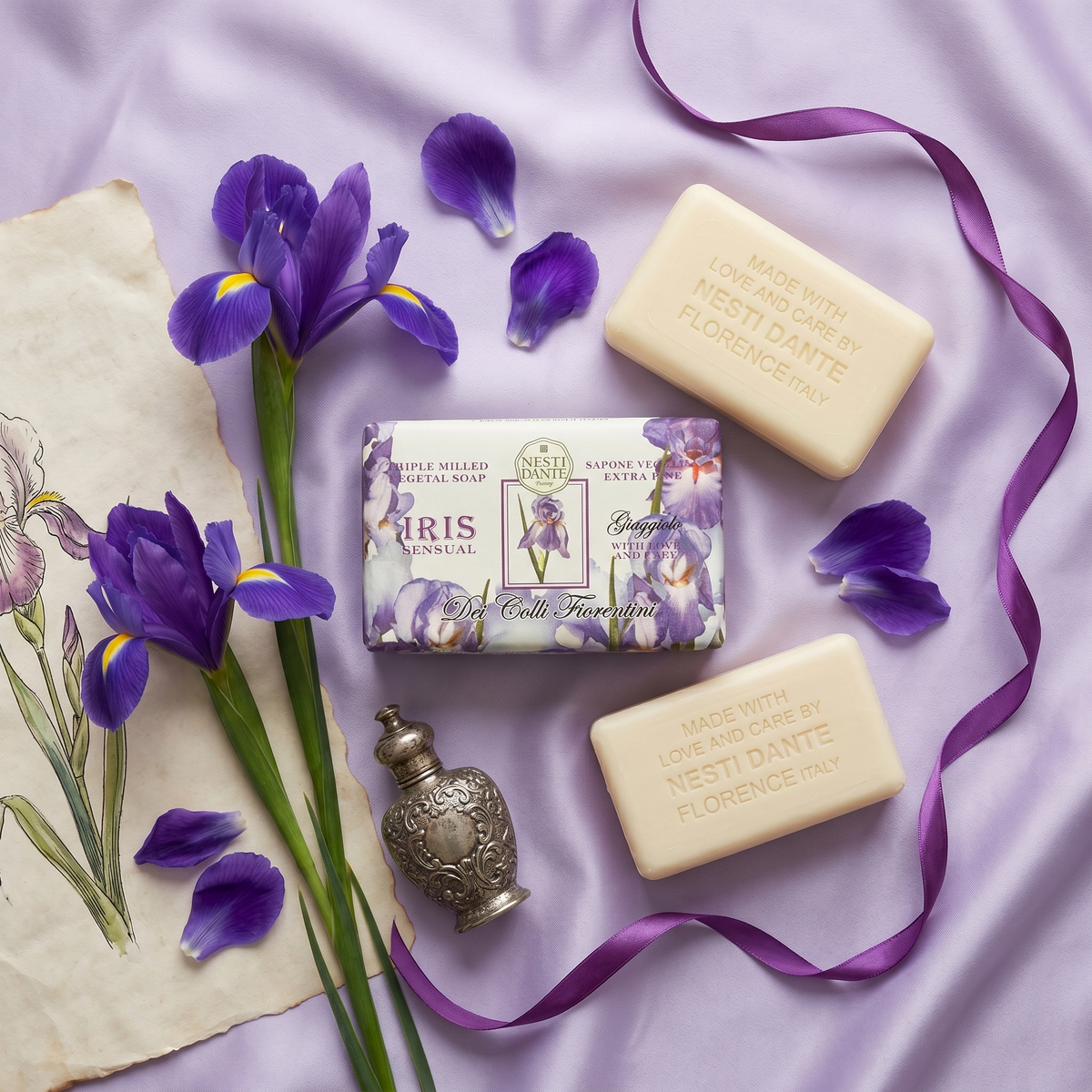 Nesti Dante Iris Sensual Soap 250g | Florentine Iris Fragrance