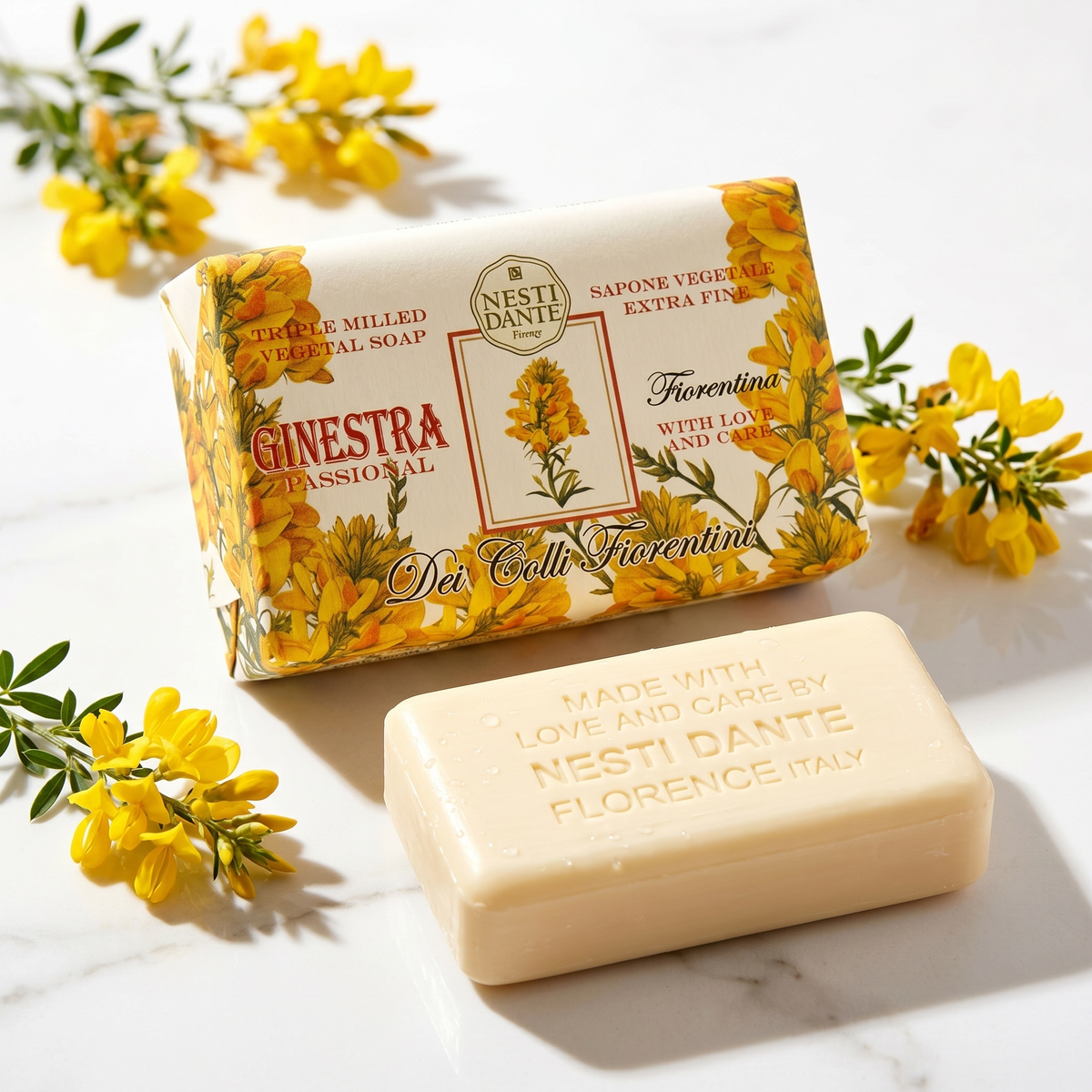 Nesti Dante Wild Broom Soap 250g | Ginestra Tuscan Hillside Scent