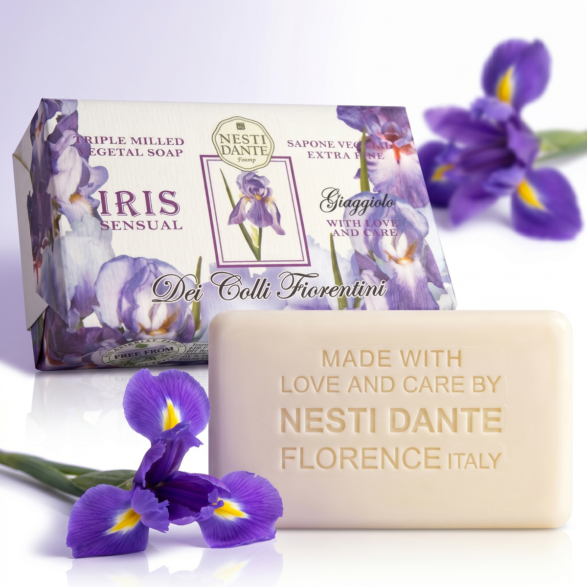 Nesti Dante Iris Sensual Soap 250g | Florentine Iris Fragrance