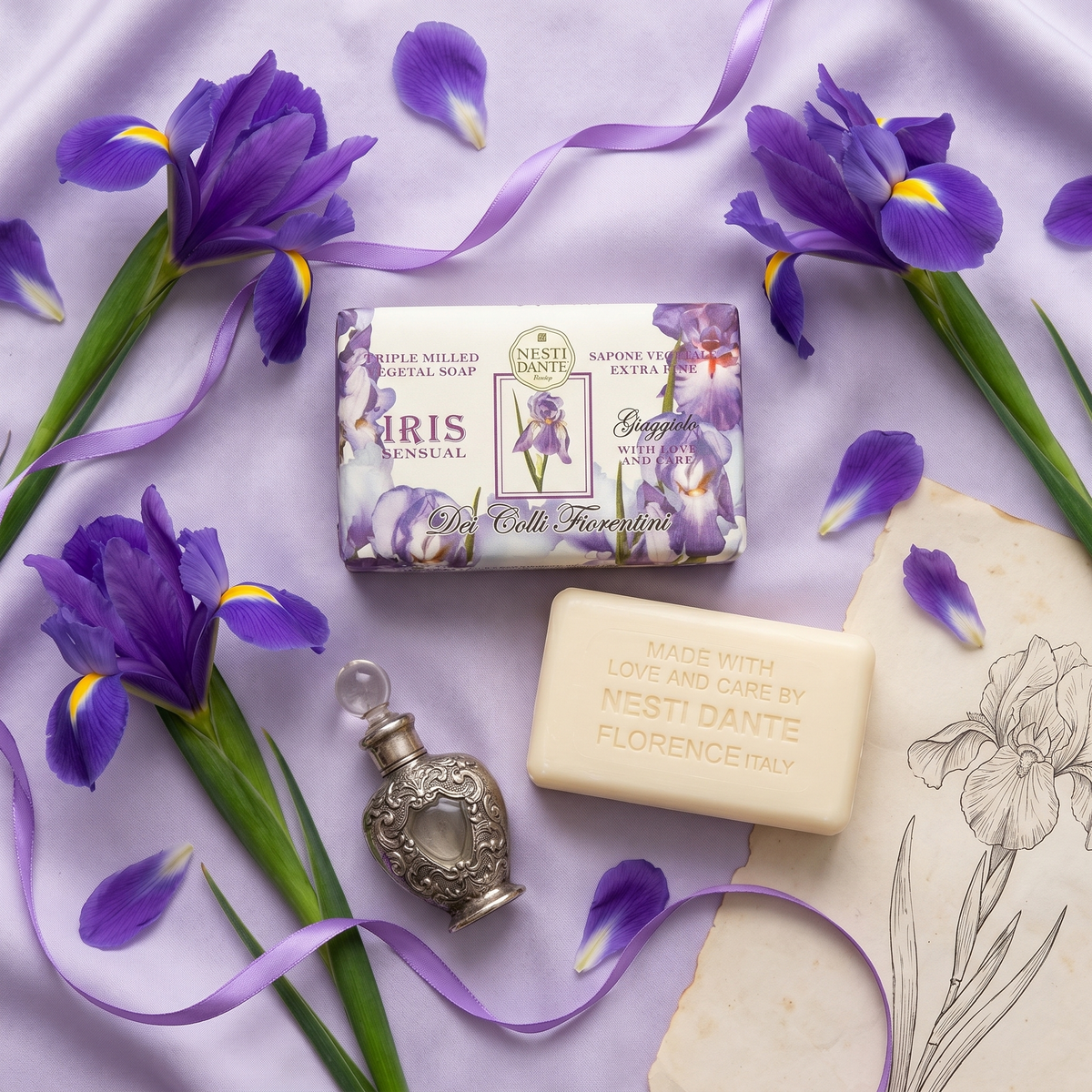 Nesti Dante Iris Sensual Soap 250g | Florentine Iris Fragrance