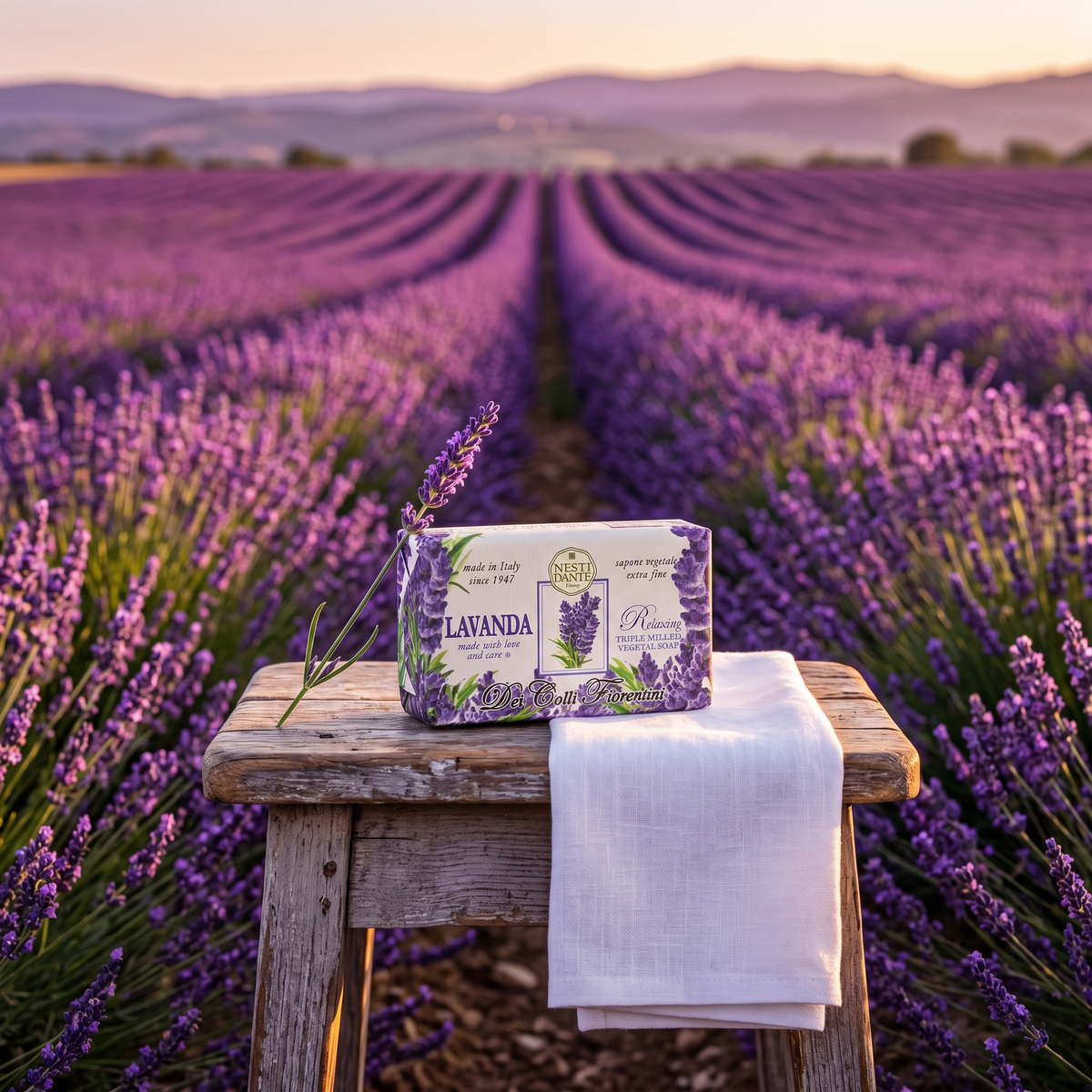 Nesti Dante Lavender Soap 250g | Tuscan Lavender Fields