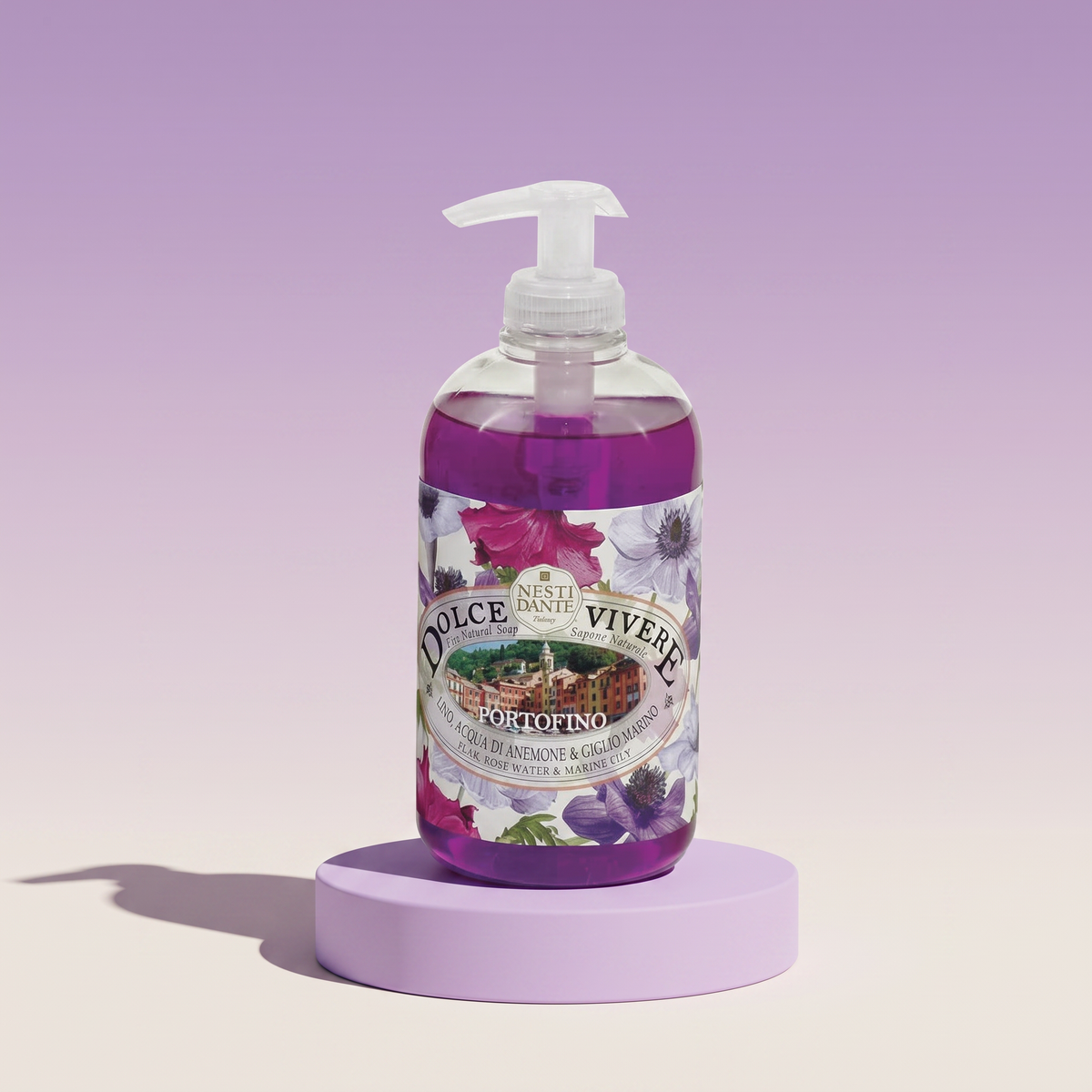 Nesti Dante Portofino Liquid Soap 500ml | Flax & Rose Water Wash