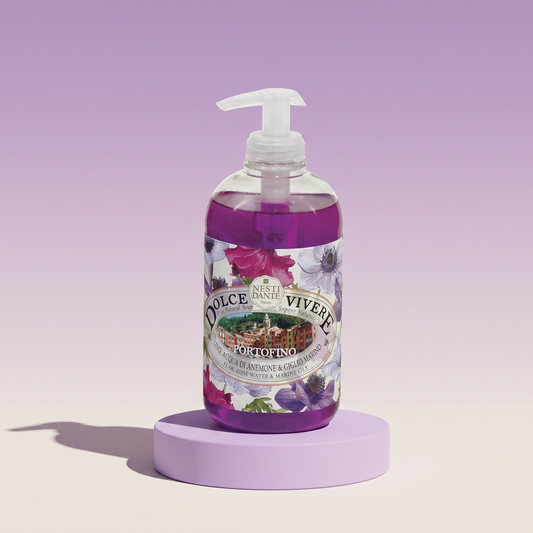 Nesti Dante Portofino Liquid Soap 500ml | Flax & Rose Water Wash