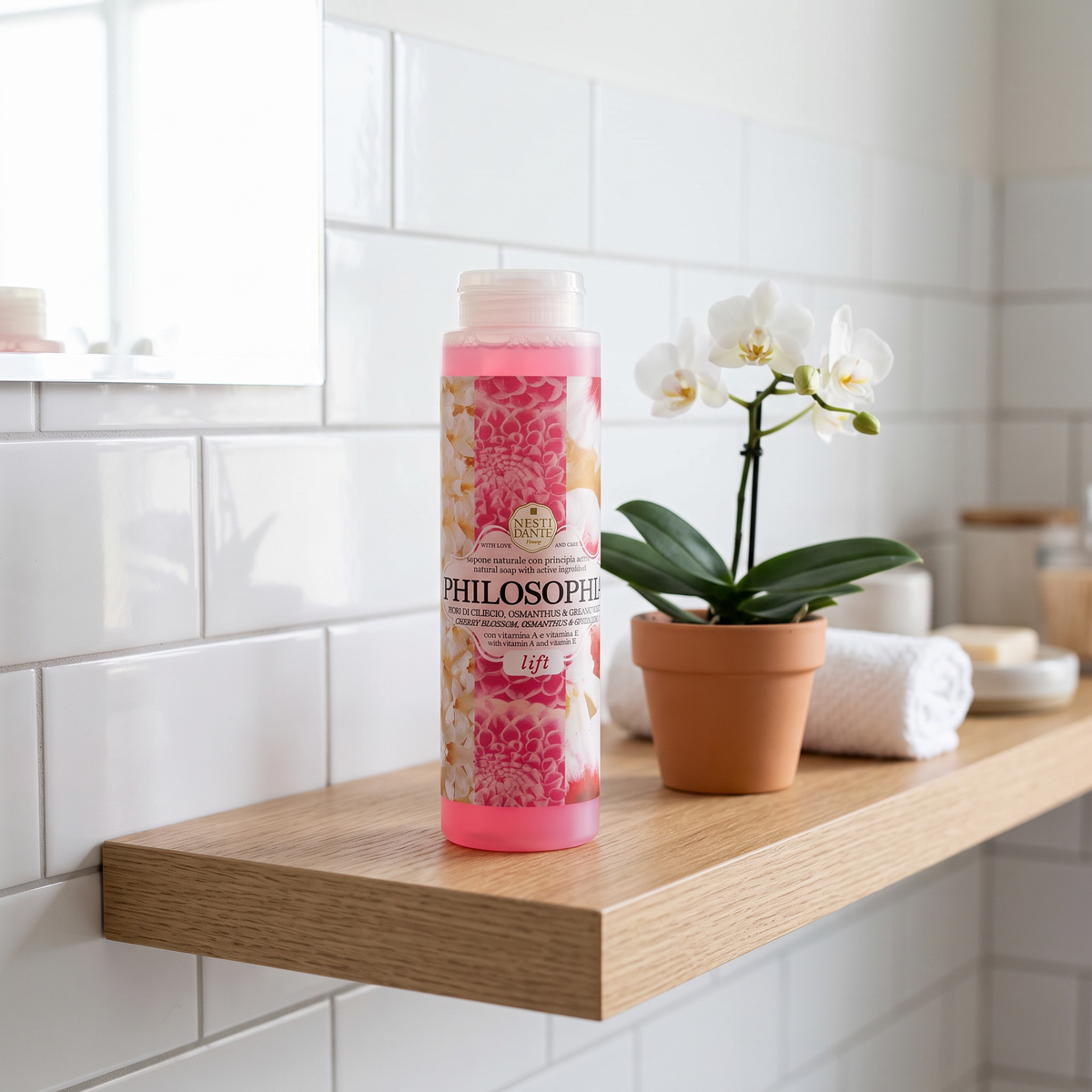 Nesti Dante Lift Shower Gel 300ml | Cherry Blossom & Geranium
