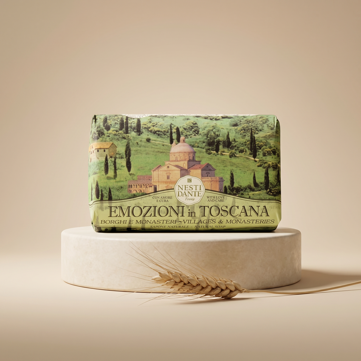 Nesti Dante Villages & Monasteries Soap 250g | Earthy Tuscan Fragrance
