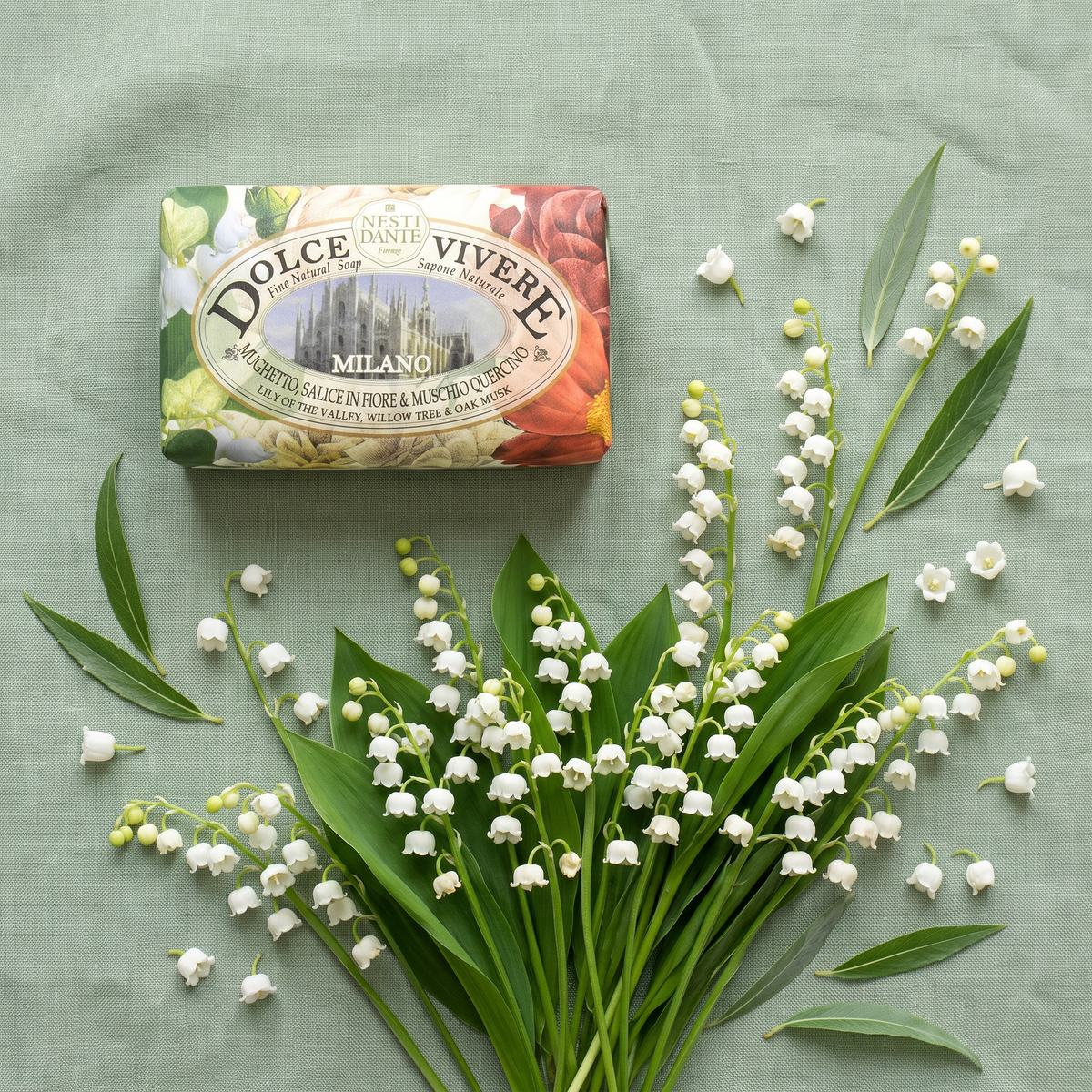 Nesti Dante Milano Soap 250g | Lily of the Valley & Oak Musk