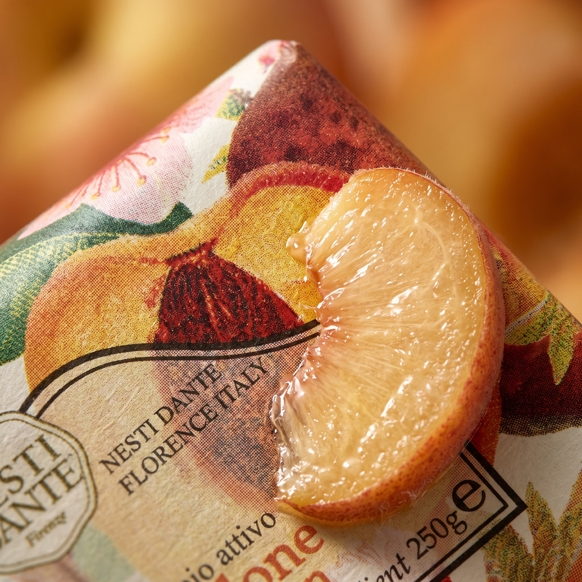 Nesti Dante Peach & Melon Soap 250g | Sweet Italian Fruit Soap