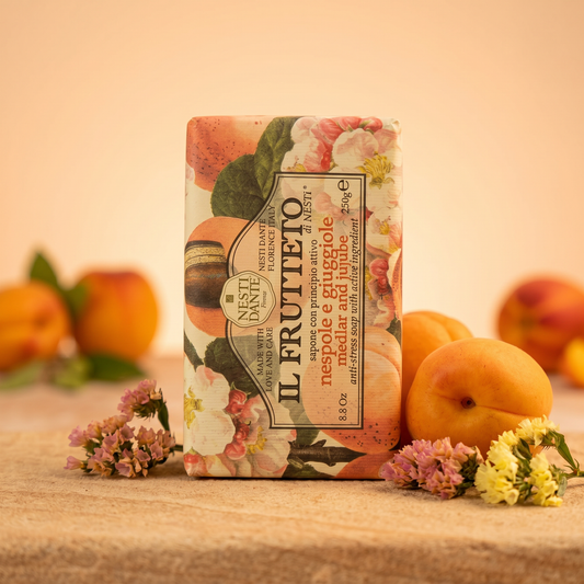 Nesti Dante Medlar & Jujube Soap 250g | Anti-Stress Italian Soap
