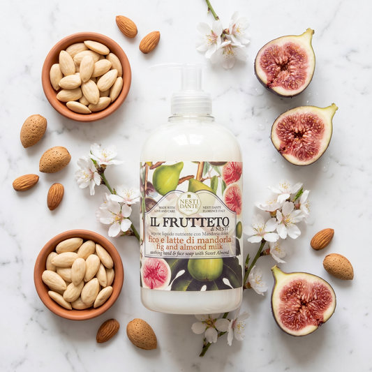 Nesti Dante Fig & Almond Milk Liquid Soap 500ml | Soothing Almond Milk Wash