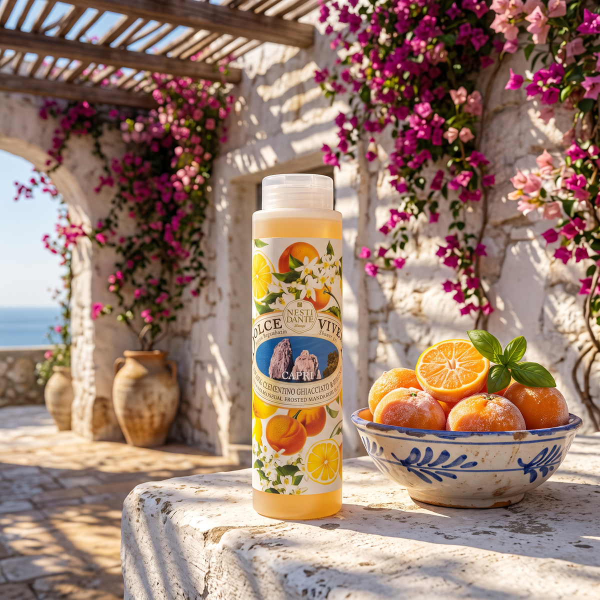 Nesti Dante Capri Shower Gel 300ml | Orange Blossom & Basil Wash