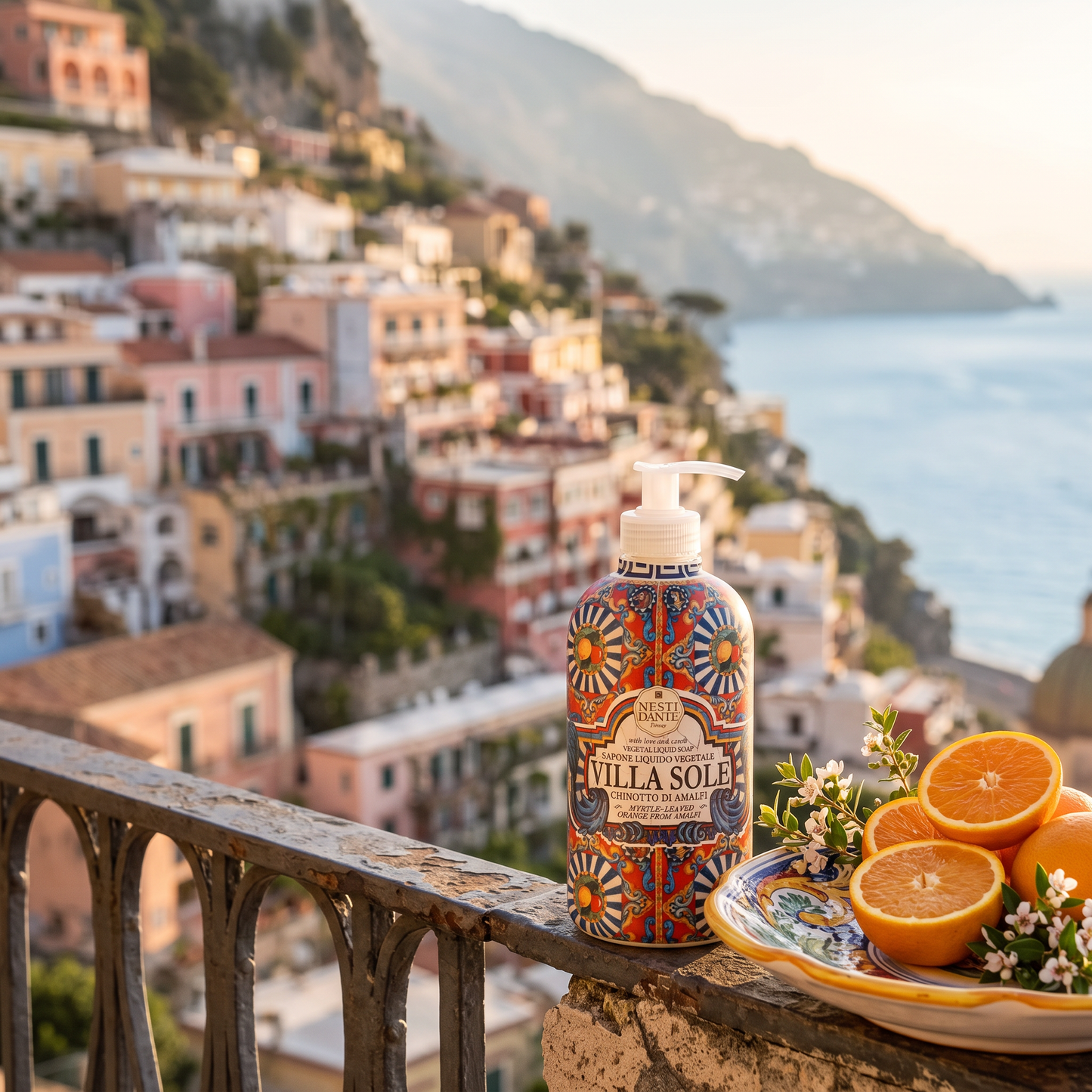 Nesti Dante Villa Sole Chinotto di Amalfi Liquid Soap 500ml | Myrtle-Leaved Orange