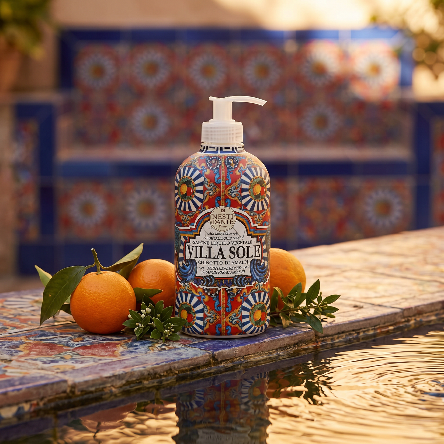 Nesti Dante Villa Sole Chinotto di Amalfi Liquid Soap 500ml | Myrtle-Leaved Orange