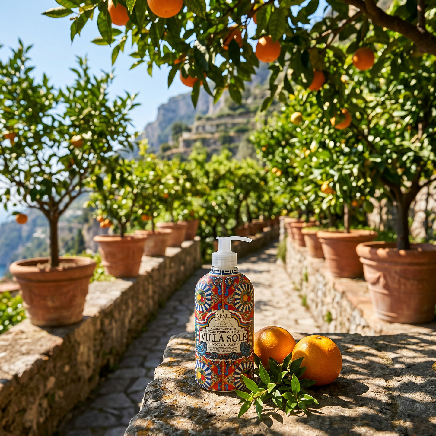 Nesti Dante Villa Sole Chinotto di Amalfi Liquid Soap 500ml | Myrtle-Leaved Orange