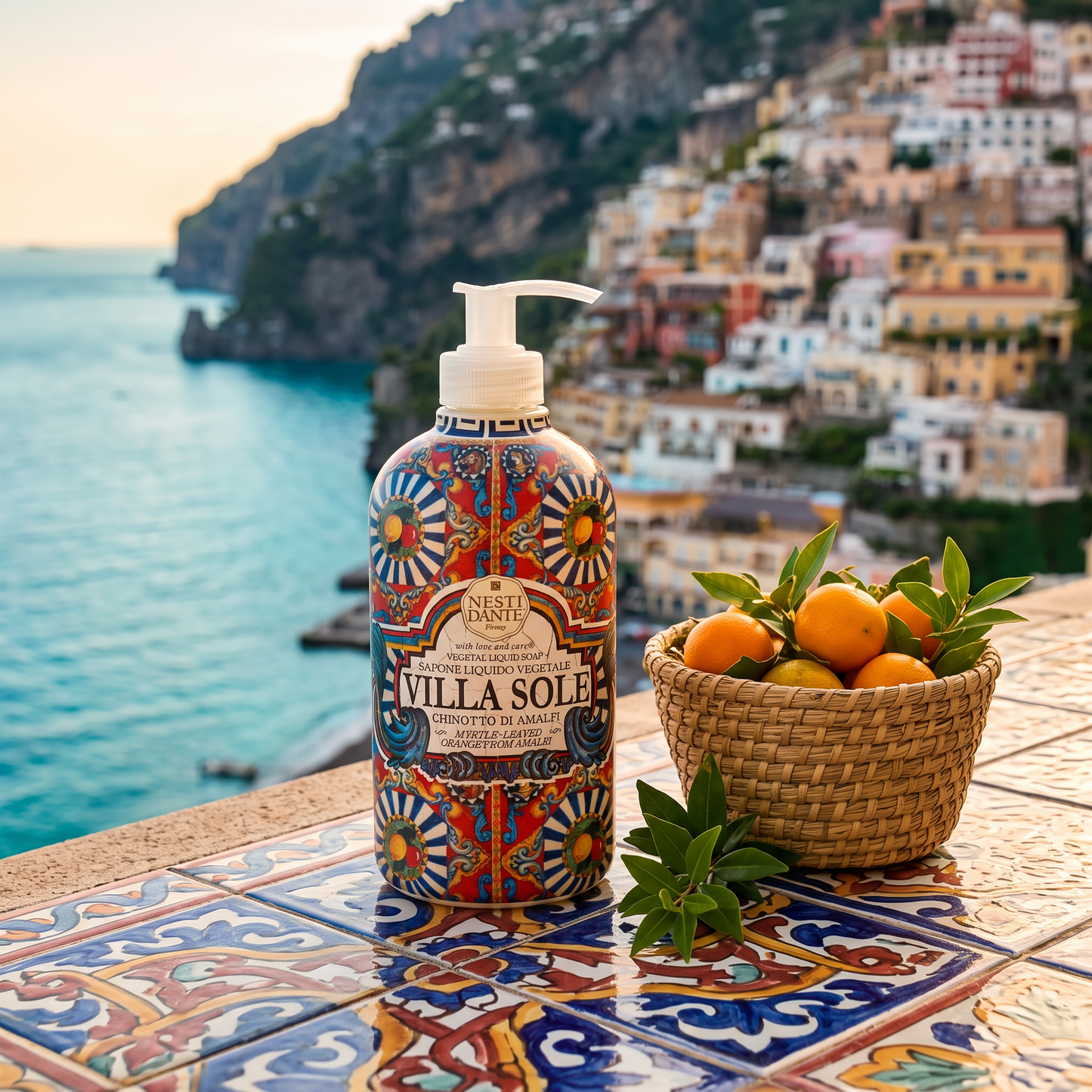 Nesti Dante Villa Sole Chinotto di Amalfi Liquid Soap 500ml | Myrtle-Leaved Orange