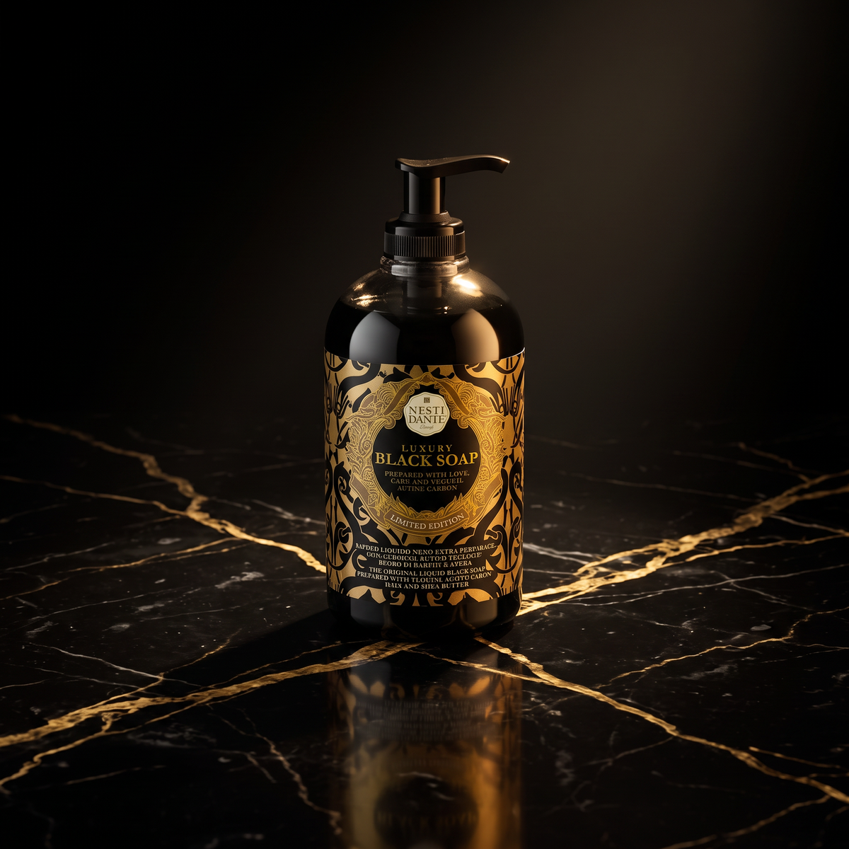 Nesti Dante Black Liquid Soap 500ml | Active Carbon Hand Wash