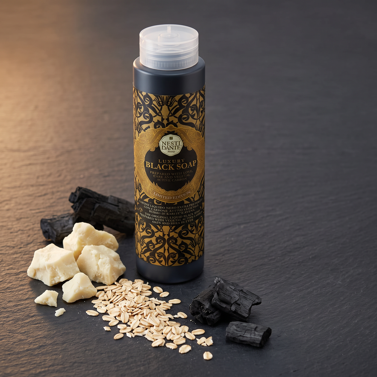 Nesti Dante Black Shower Gel 300ml | Active Carbon Detox Wash