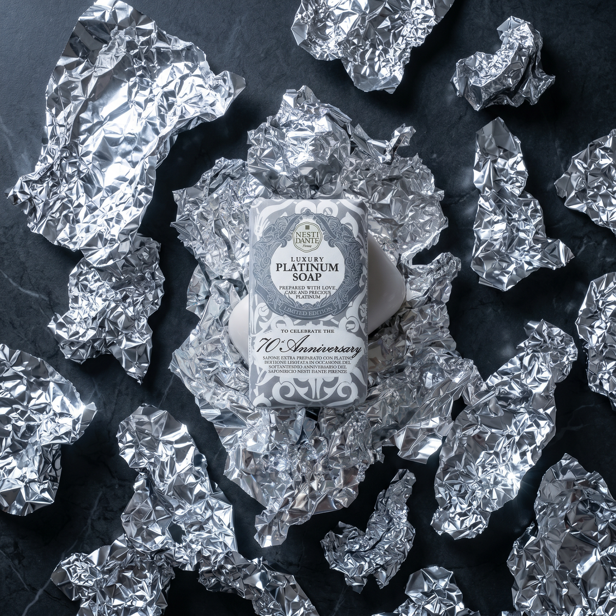 Nesti Dante Platinum Soap 250g | 70th Anniversary Luxury Bar